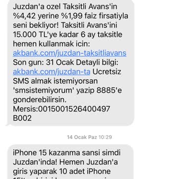 Akbank Taksitli Nakit Avans