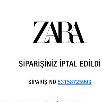 Zara İade Ödemesi Yapmıyor
