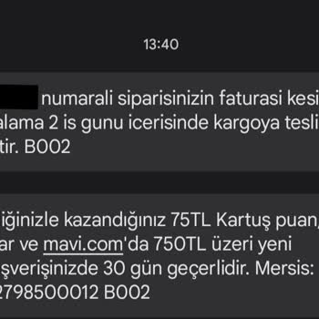Mavi, Kartuş Kart Avantajının Gerçekleştirilmemesi-bilişimsel Sorun?