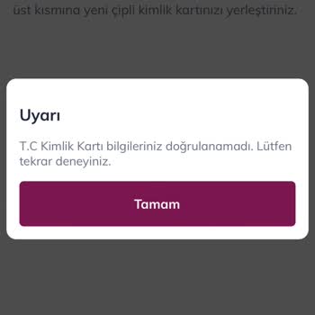 QNB Kimlik Bilgileriniz Doğrulanamadı Hatası