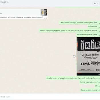 Kitapsec Yanlış Ürün Gönderdi Ve İlgilenmiyor!