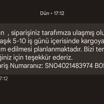 İsem Kitap Ürünün 5-10 Gün İçerisinde Kargoya Verilmesi