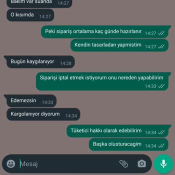 Sellycase Ürün İptali Yapmıyor