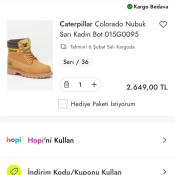 Boyner Kod Kullanılmıyor Hata Veriyor