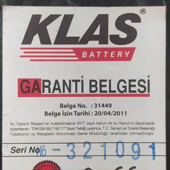 Klas Akü 3 Ayda Biten Akü Ve Garanti Sorunları