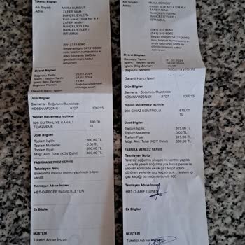 Siemens Buzdolabı Gaz Kaçağı