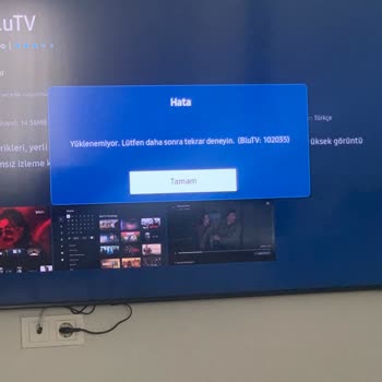 Samsung Blu TV Yükleme Sorunu