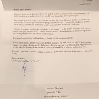 Ramsey Markası Ürün Kalitesinin Arkasında Durmuyor!