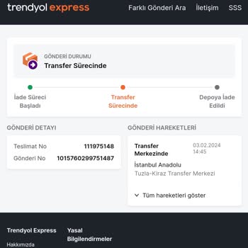 Trendyol Express 20 Gün Oldu Hala Kargom Gelemedi.!