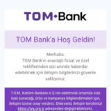 Tom Bank İzinsiz Hesap Açma