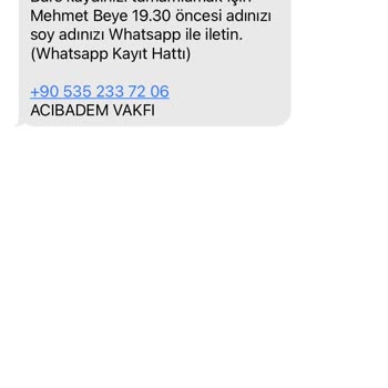 Acıbadem Vakfı (Burs Başvurusu) Kişisel Bilgilerimin Korunması İçin Burs Başvurusu Uyarısı