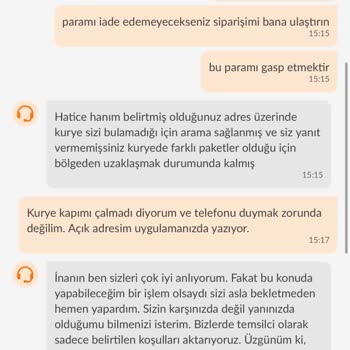 Trendyol Kuryesi Kapımı Çalmadan Siparişimi İptal Etti.