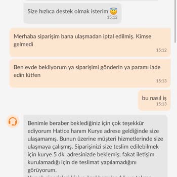 Trendyol Kuryesi Kapımı Çalmadan Siparişimi İptal Etti.
