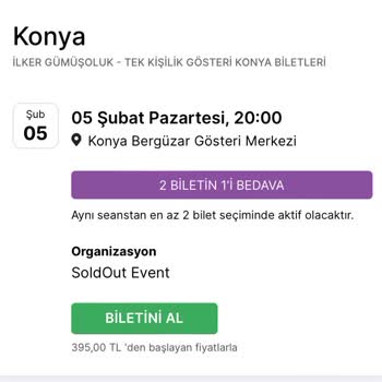 Biletinial.com'dan Bilet Alırken 2 Kere Düşüneceğim