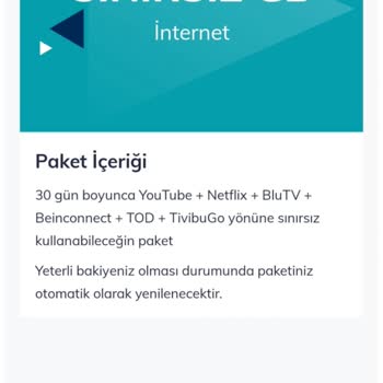 Türk Telekom 30 Gün Yazan Ek Paketi Fatura Dönemim Olarak Verdi
