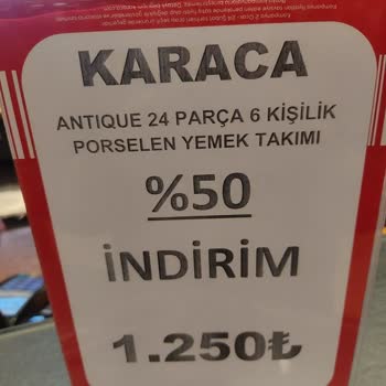 Karaca Züccaciye Karaca Fiyat Sorunu