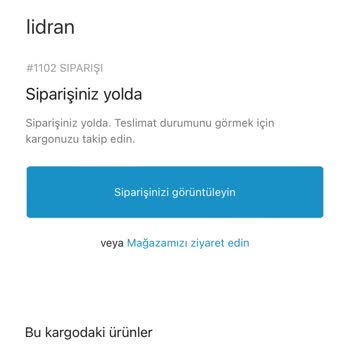 Lidran.com Ürün Elime Gelmiyor