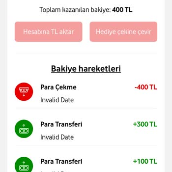 Winfluenced Vodafone Tarafından Yatırılan Ödememi Yapmıyor.