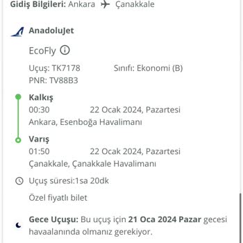 Anadolu Jet İki Kez Bilet Aldırdı!