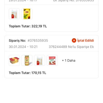 Migros Siparişimi Göndermedi İptal Etti!