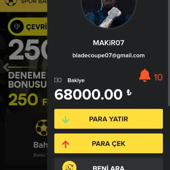 Betturkey Para Çekme Talebi Hk.