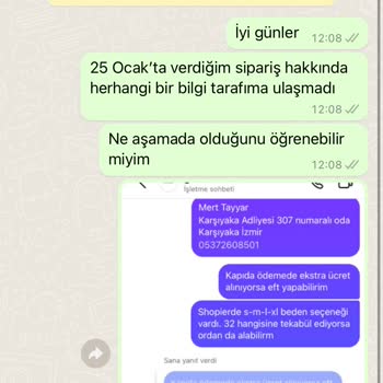 Gentil Butik Siparişimi Göndermedi