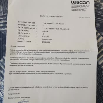 Cem Pekşen Ayakkabı N11 Uygulaması Üzerinden Satın Alınan Ayakkabının İade Süreci Sorunları