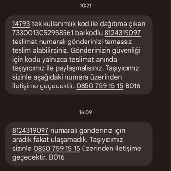 Trendyol Express Kargoyu Yanlış Gün Getiren Kuryenin Siparişi İptal Etmesi.