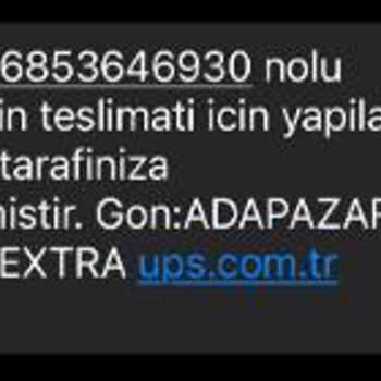 UPS Türkiye Kargomu Teslim Etsin!