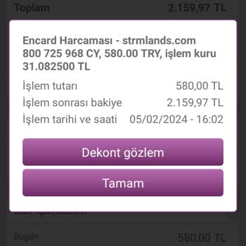 Strmlands Paramı İstiyorum Acil