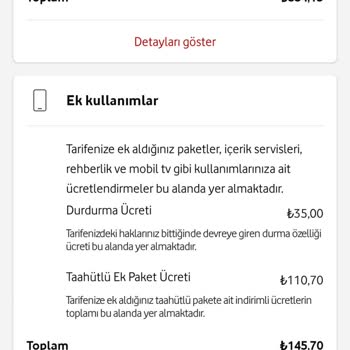 Vodafone Ek Paket İstemediğim Halde 9 Ay Boyunca Ücret Kesildi