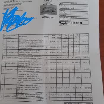 YKM Kitap İade