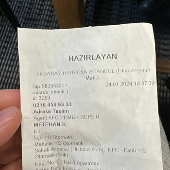 Yemeksepeti Ve KFC Yemeğimi Göndermediler Paramı Da İade Etmediler