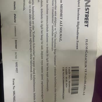 In Street Ve Lumberjack Ürün Hatası