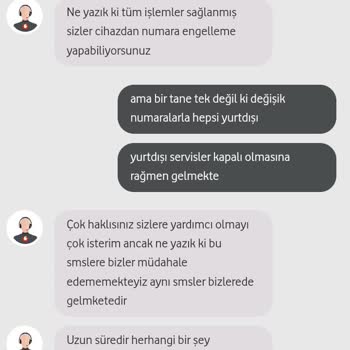 Vodafone Hattıma Gelen Bahis Mesajları
