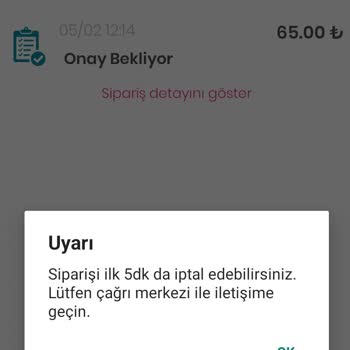 Hamidiye Su Sipariş Ve İptali