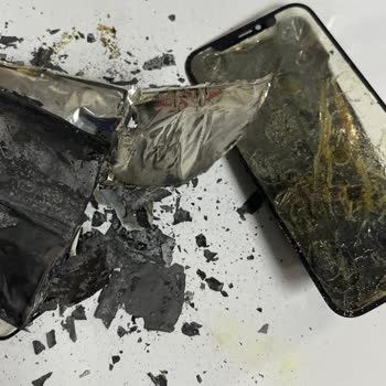 Apple İphone 12 Batarya Patladı! Sonuç Maalesef Yok.