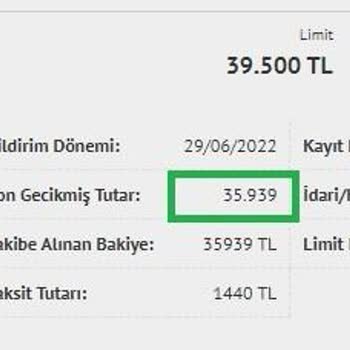Findeks Raporu Ödenen Borcu Gösteriyor!