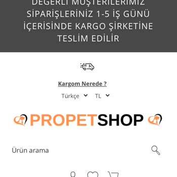 Propetshop (propetshop.com.tr) Mama Siparişim Neden Gelmedi?