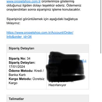 Propetshop (propetshop.com.tr) Mama Siparişim Neden Gelmedi?