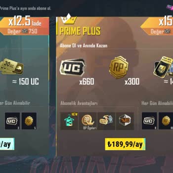 PUBG (Pubgmobile.com) Paramı Yatırdım Abonelik İçin Ama 60 Uce Vermedi