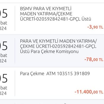 Yapı Kredi ATM Den Para Çekme Ücreti Alıyor
