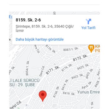 Thomas Süpürgenin Google'daki Çiğli Ve Karşıyaka Servis Yerleri Yalan