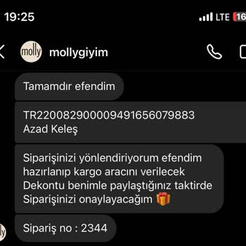 Molly Çocuk Giyim (Instagram:Mollycocukgiyim) Online Alışverişte Güven Sorunu Ve Mağduriyet