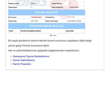 Zara İadeye Gönderdiğim Ürünlerin Olmadığını İddia Ediyor.