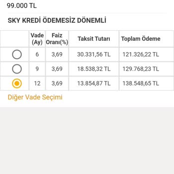 VakıfBank Sky Kredi Problemi
