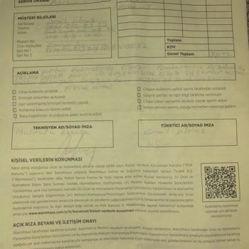 Warmhaus Kombi Ana Kart Kronik Arıza