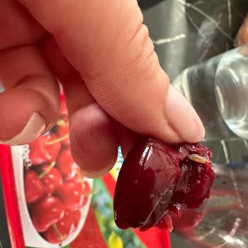 Superfresh Dondurulmuş Vişneden Kurt Çıktı