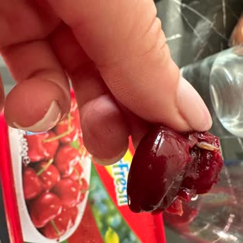 Superfresh Dondurulmuş Vişneden Kurt Çıktı
