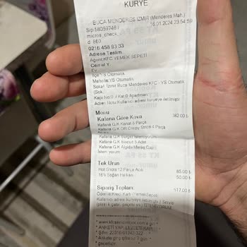 Yemek Sepeti Ve KFC
